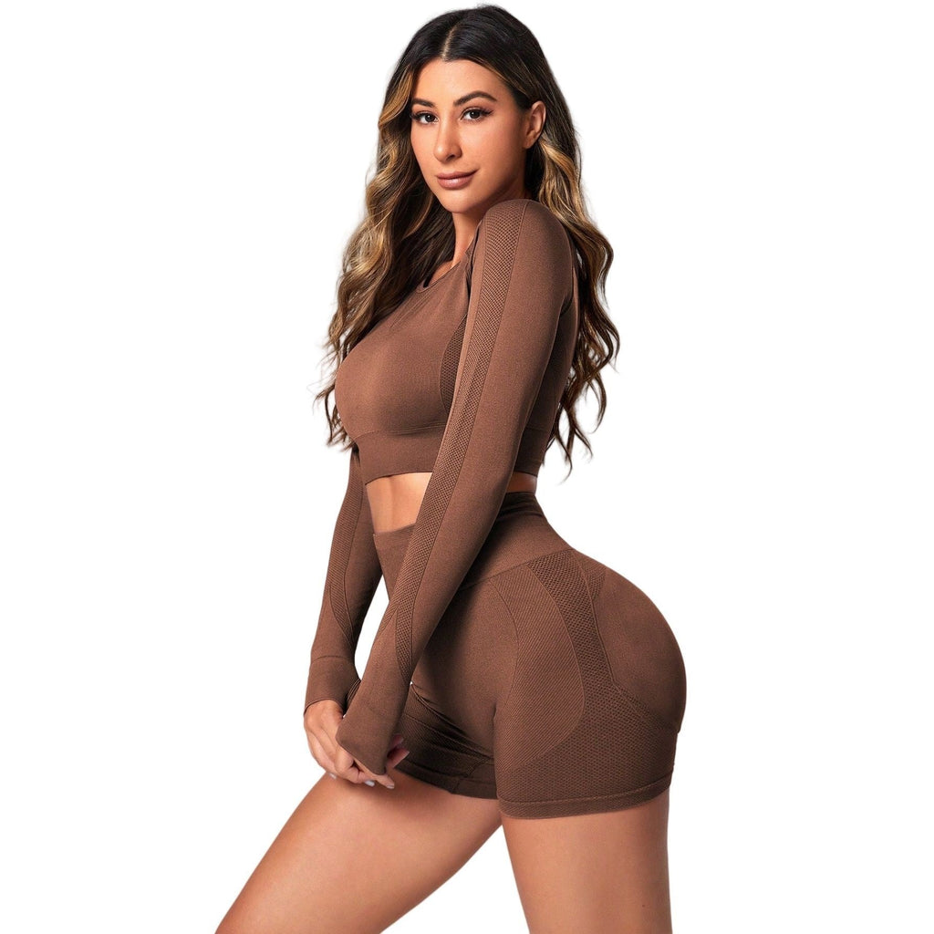 Yoga Clothes Suit Women's Outer Wear High Waist