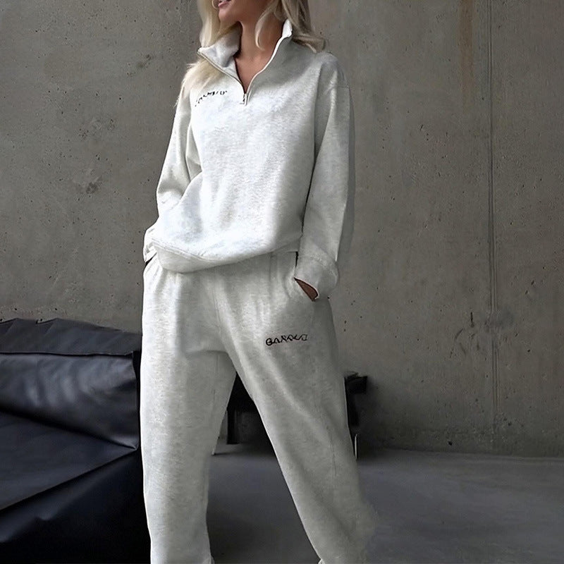 Long-sleeved Trousers Sweater Suit