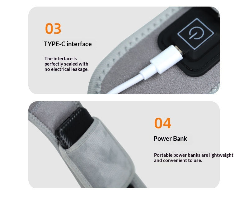 Neck Heat Therapy Device To Relieve Fatigue With Red Light