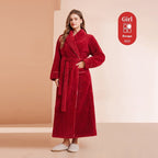 Thickened Cotton Velvet Luxury Couple Bathrobe Pajamas