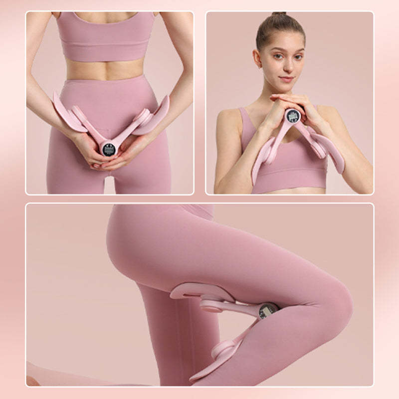Ergonomic Thigh Trainer With Counter Adjustable Pelvic Floor Muscle Trainer