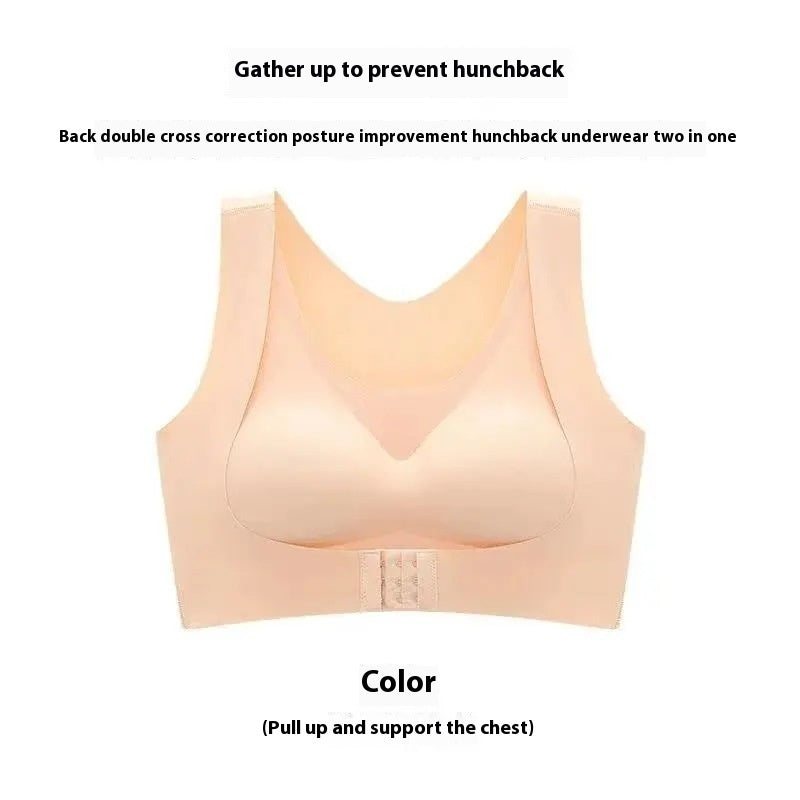 Women's Anti-Humpback Vest  Wireless Sports Bra
