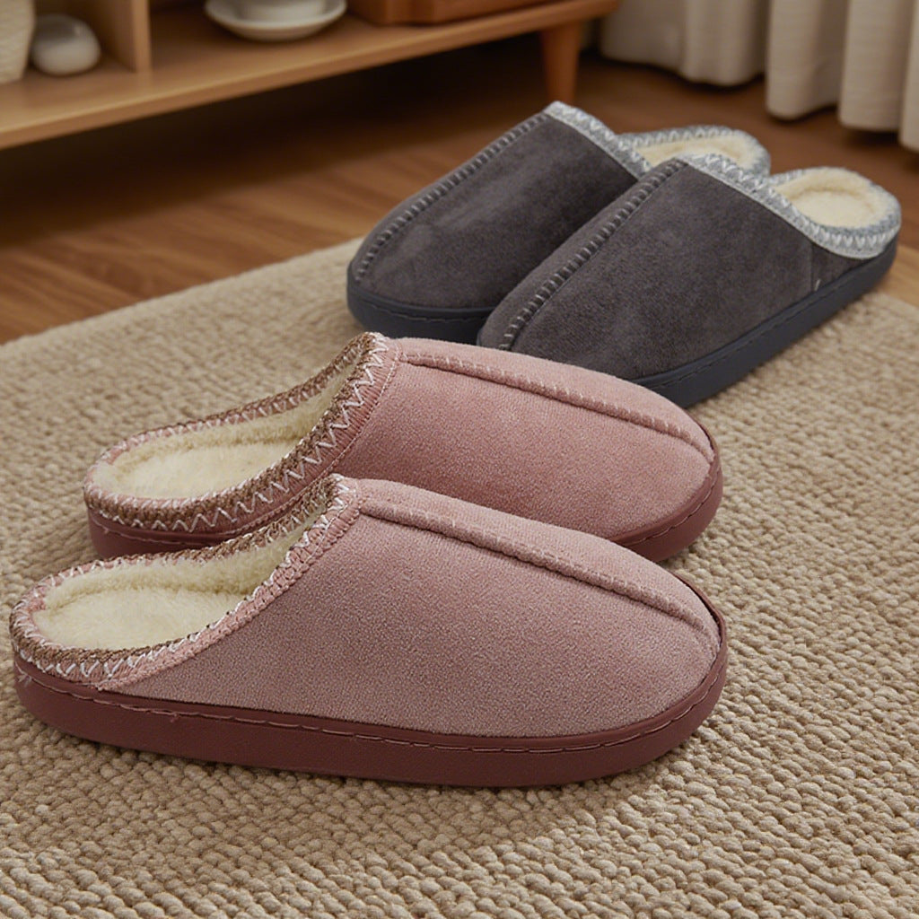 Indoor Home Thick-Sole Warm Cotton Slippers