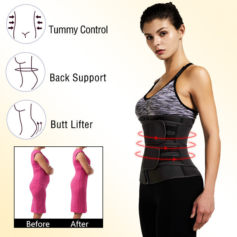 Plus Size Shapewear Corset Sweaty Belly Belt