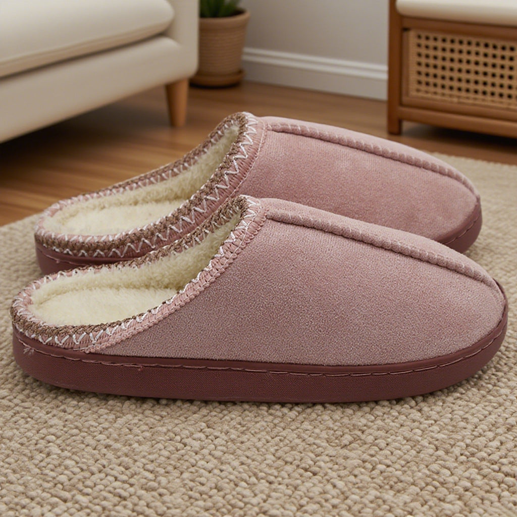 Indoor Home Thick-Sole Warm Cotton Slippers
