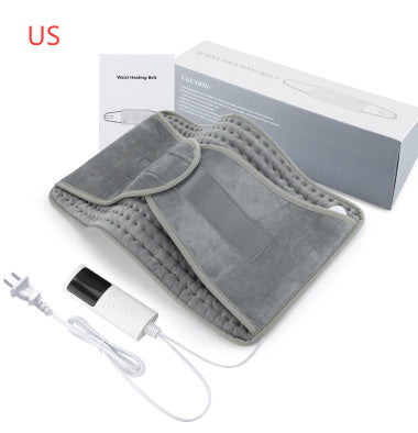 Back Heating Lumbar Support Pad Heated Waist Brace With Adjustable Temperature