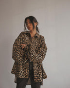 Baggy Leopard Print Jacket