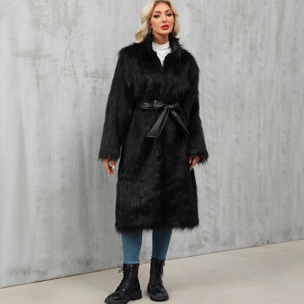 Overknee Thickened  Women Coat