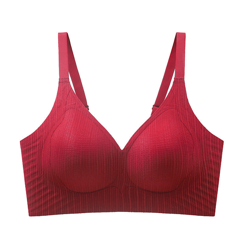 Double Lift Comfortable Wireless Push Up  Bra