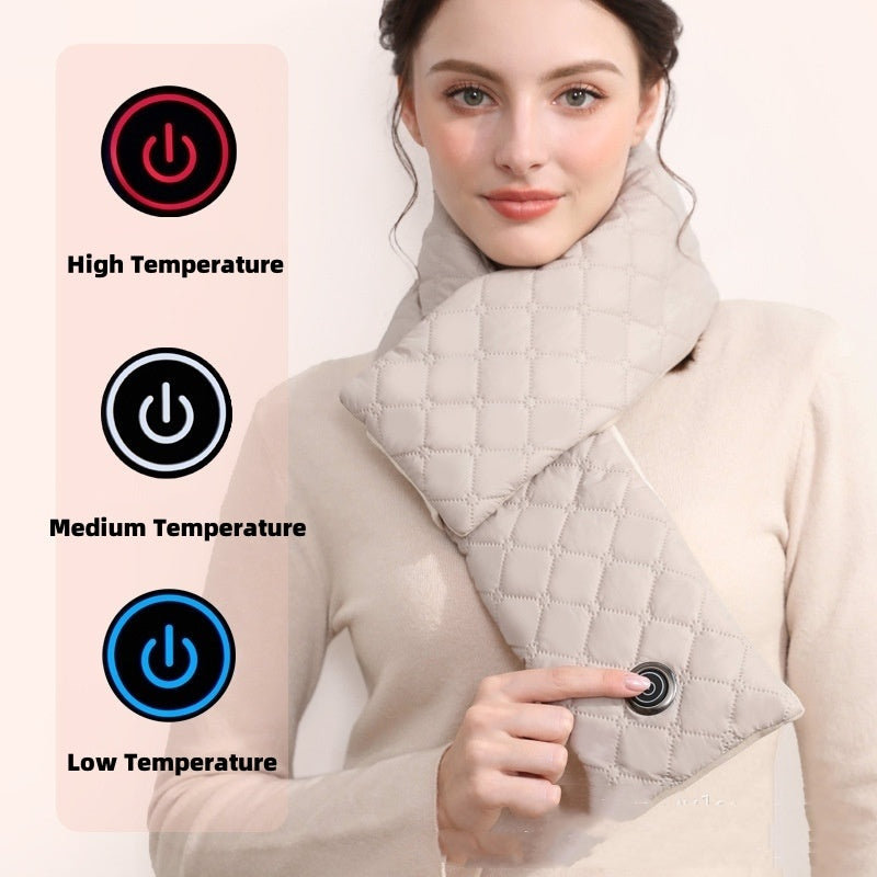 Electric Heating Scarf 3 Gear Heating Pads USB Heater Thermal Shawl