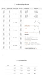 Lace Wireless Body Shaping Underwear Front Row Buttons Bra