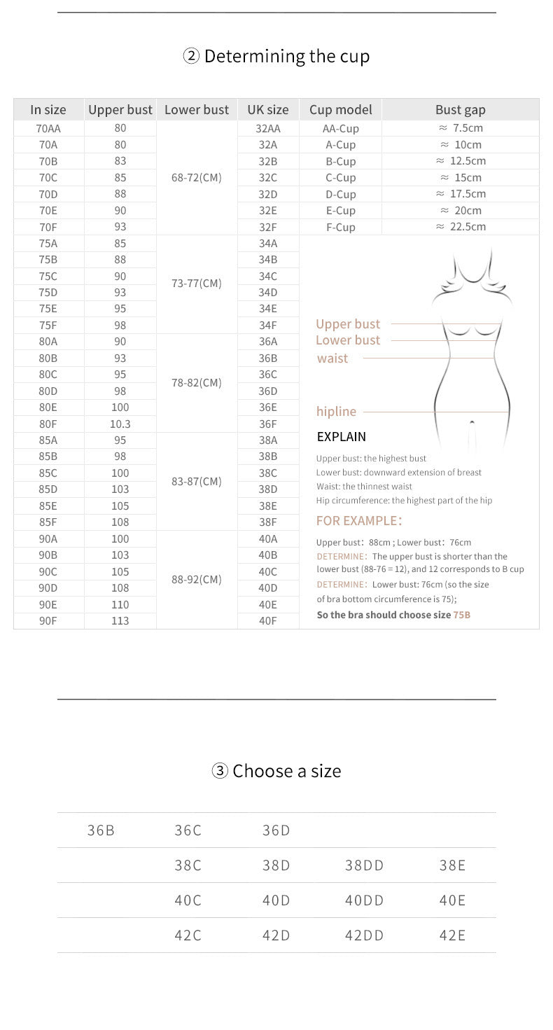 Lace Wireless Body Shaping Underwear Front Row Buttons Bra