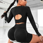 Yoga Clothes Suit Women's Outer Wear High Waist