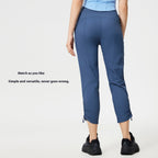 Quick-drying Breathable Running Fitness Straight Cropped Pants