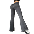 High Waist Flared Pants Women's Hip Lifting Casual Yoga Pants