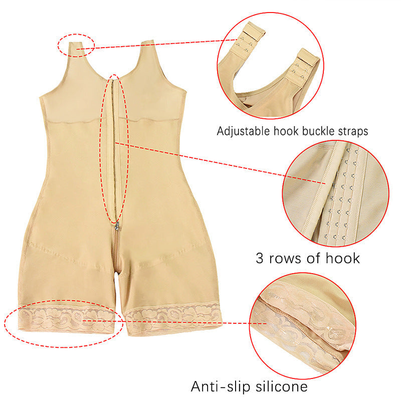 Women's Bodysuit One Piece Zipper Vest