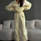 Long-sleeved Trousers Sweater Suit