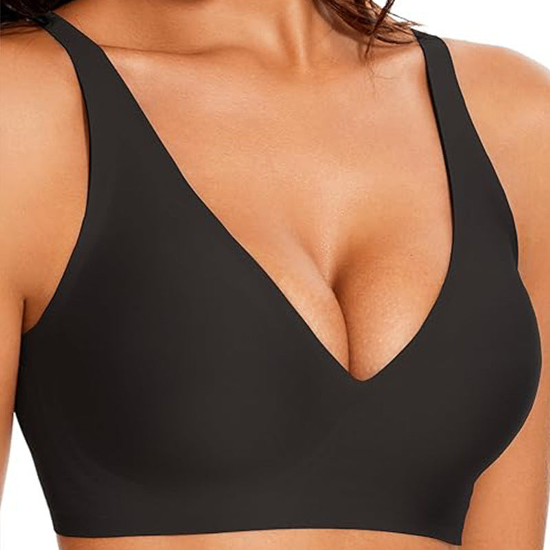 Seamless Wireless Comfortable Strap Full Cup Bra