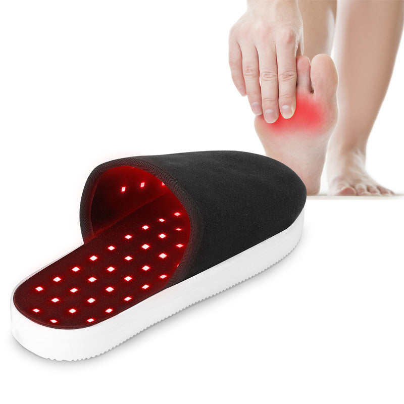 Large red infrared light therapy slippers