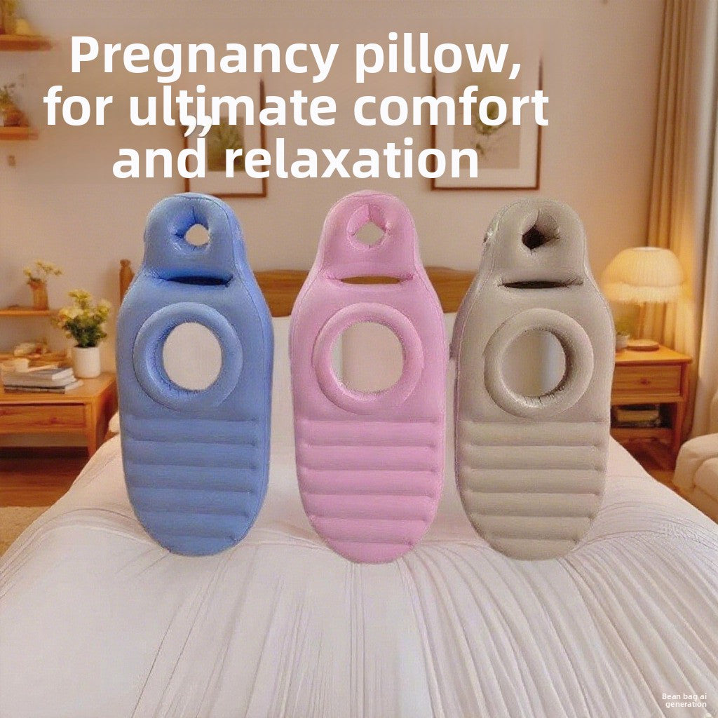 Inflatable maternity cushion