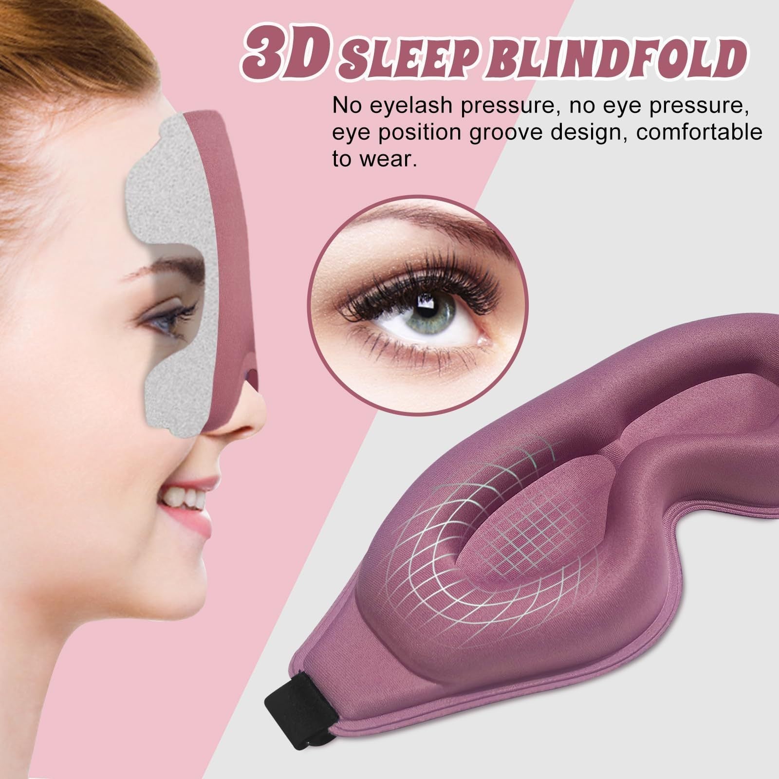 3D Three-dimensional Shading Eye Mask