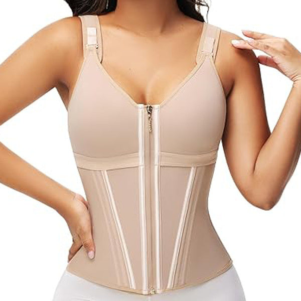Belly Tuck Shapewear Three-breasted Vest Top