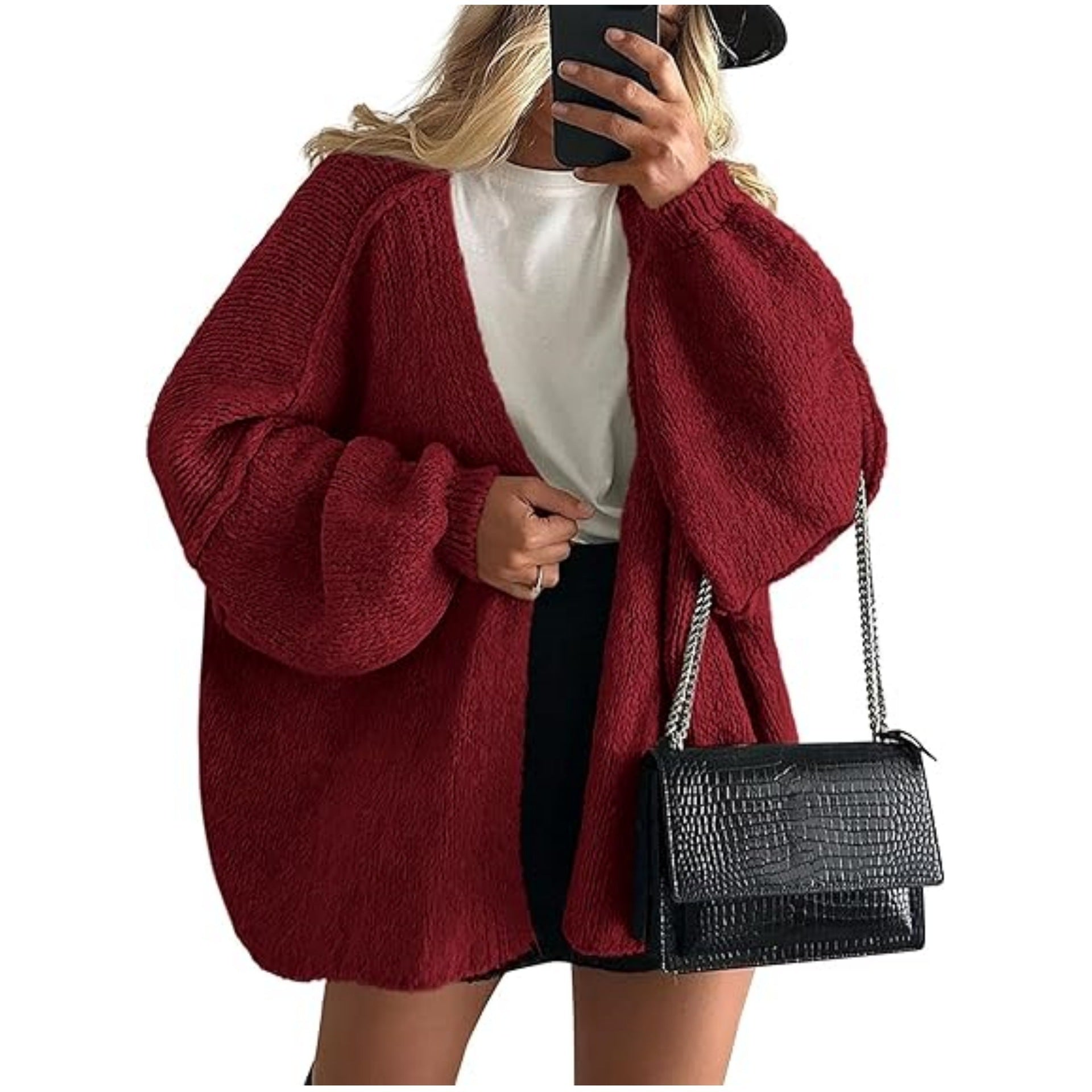 Oversized Knit Casual Sweater
