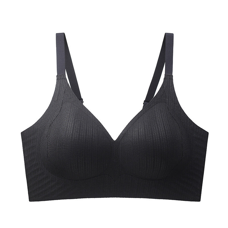 Double Lift Comfortable Wireless Push Up  Bra