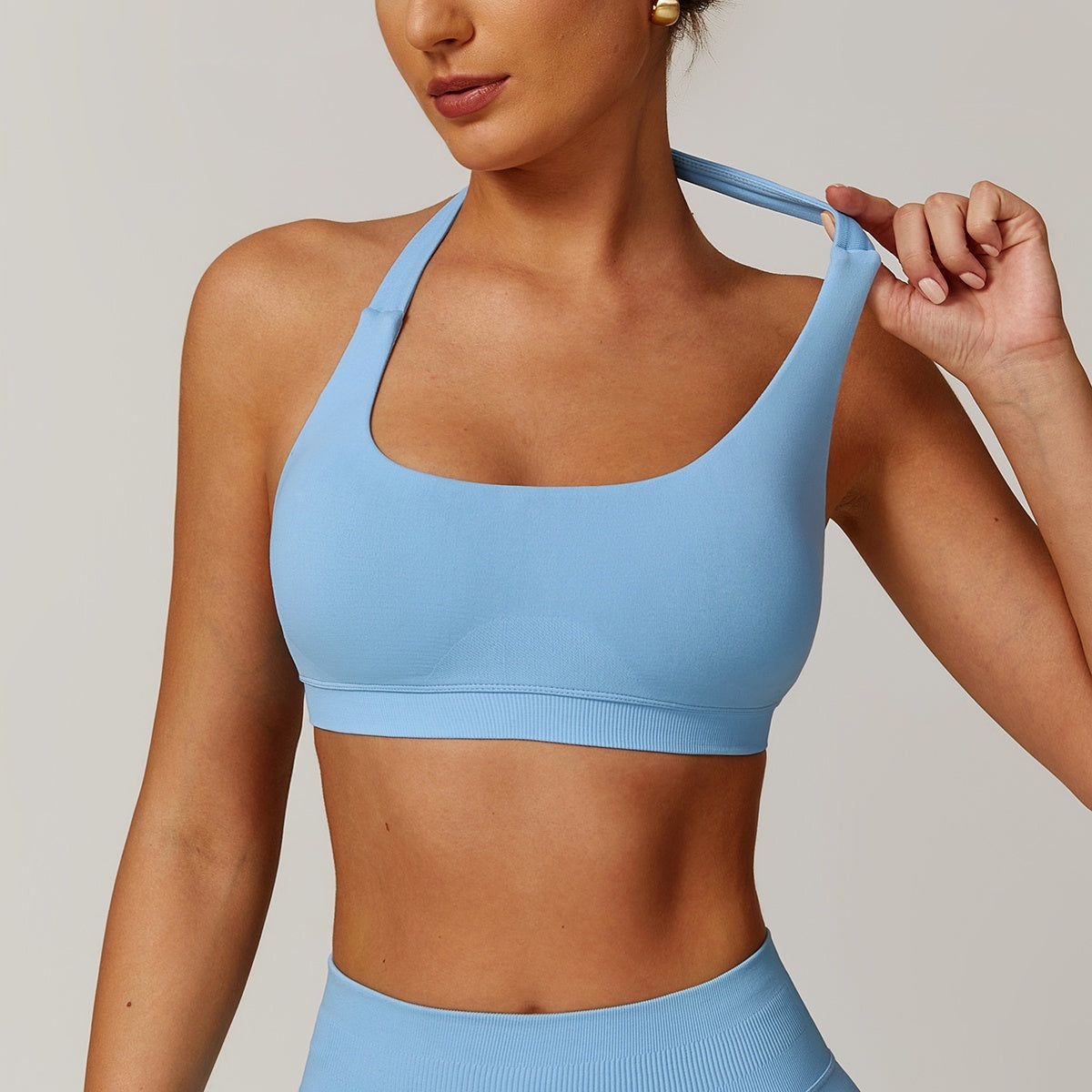 Halter Yoga Underwear Women's Hollow Sports Workout Bra