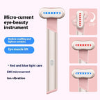 4 Colors Electric Eye Massager Red Blue Light Therapeutic Warmth Face Massage