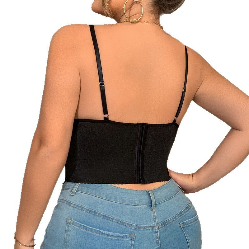 Lace Fishbone Bra Camisole