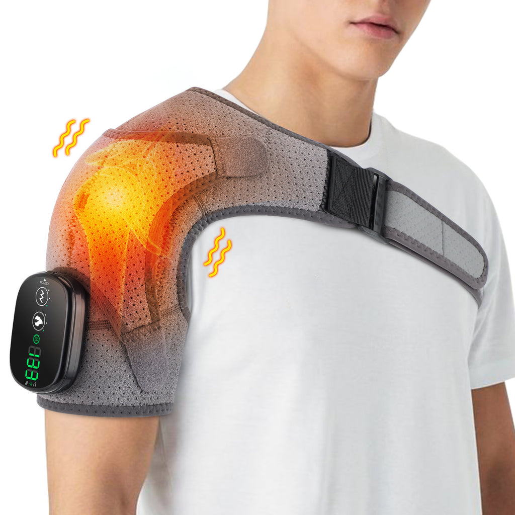 Electric heating shoulder pads