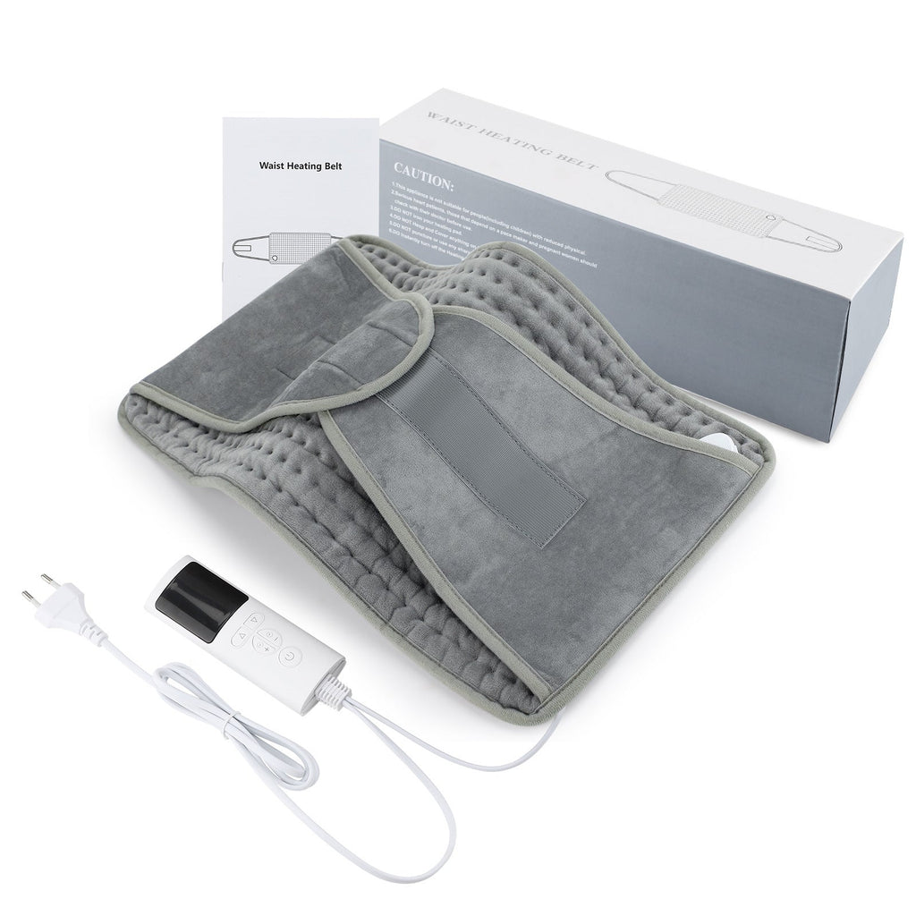 Back Heating Lumbar Support Pad Heated Waist Brace With Adjustable Temperature