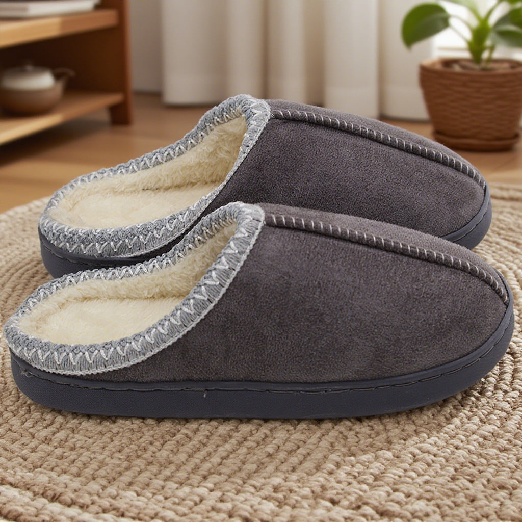 Indoor Home Thick-Sole Warm Cotton Slippers