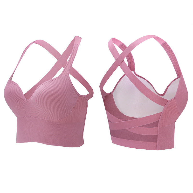 Vest Running Yoga Fitness Fixed Cup Bra
