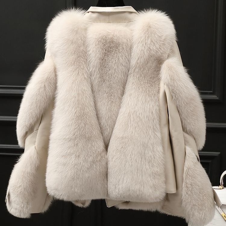 Elite Fur Long Wool Coat