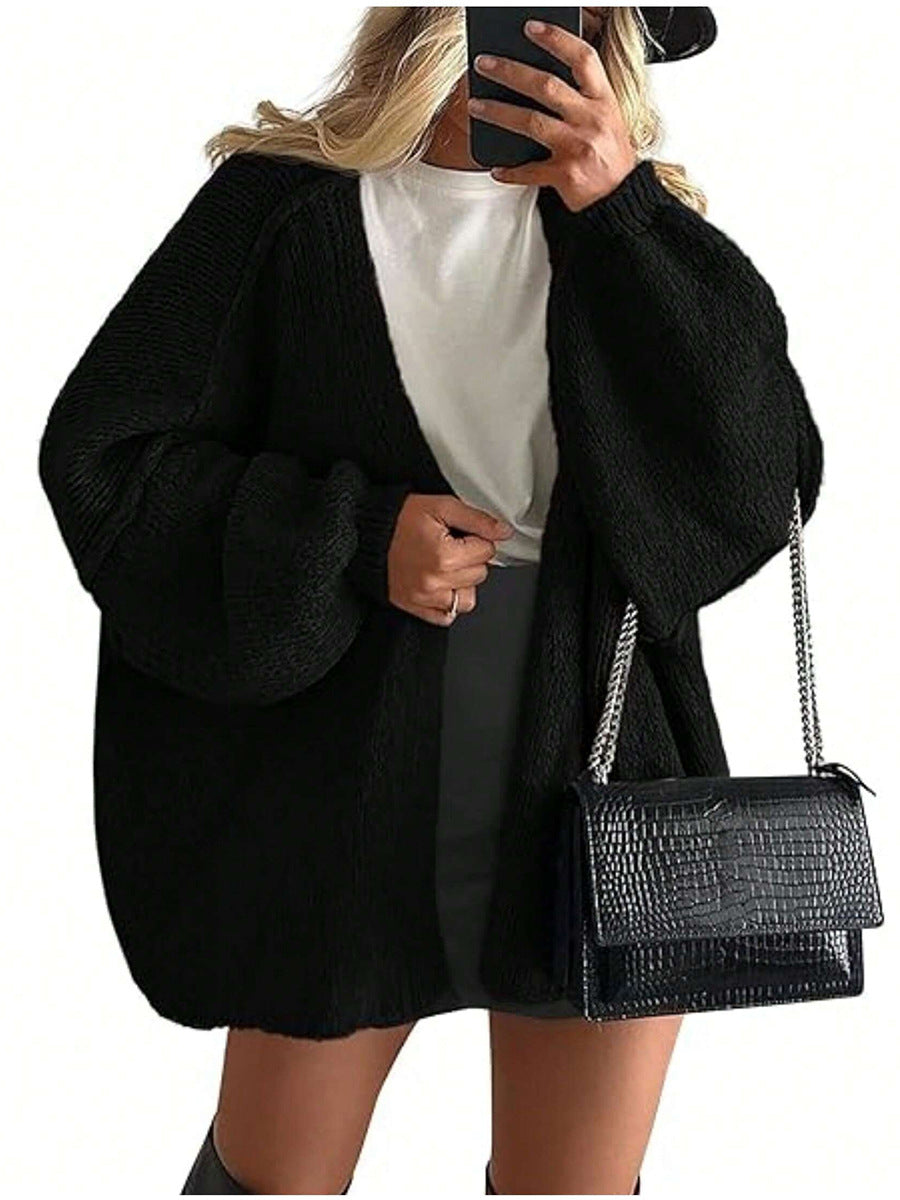 Oversized Knit Casual Sweater