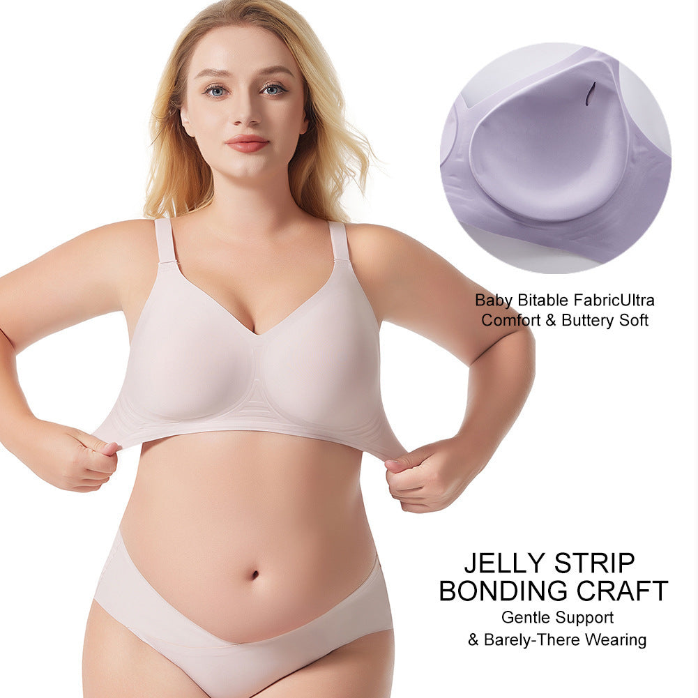 Seamless Big Chest Underwear Wireless Comfortable Bra