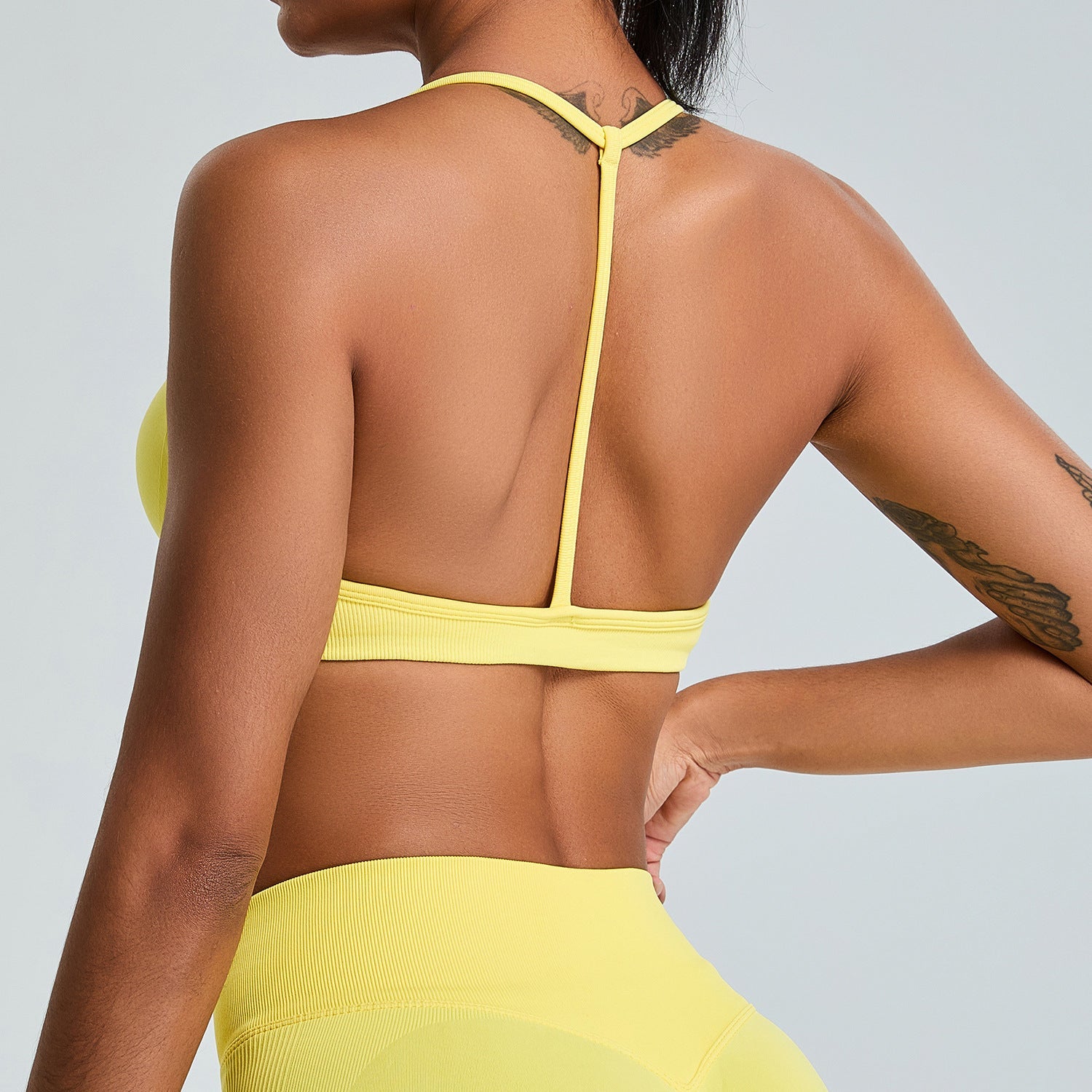 Seamless Sports H-shaped Back Yoga Bra
