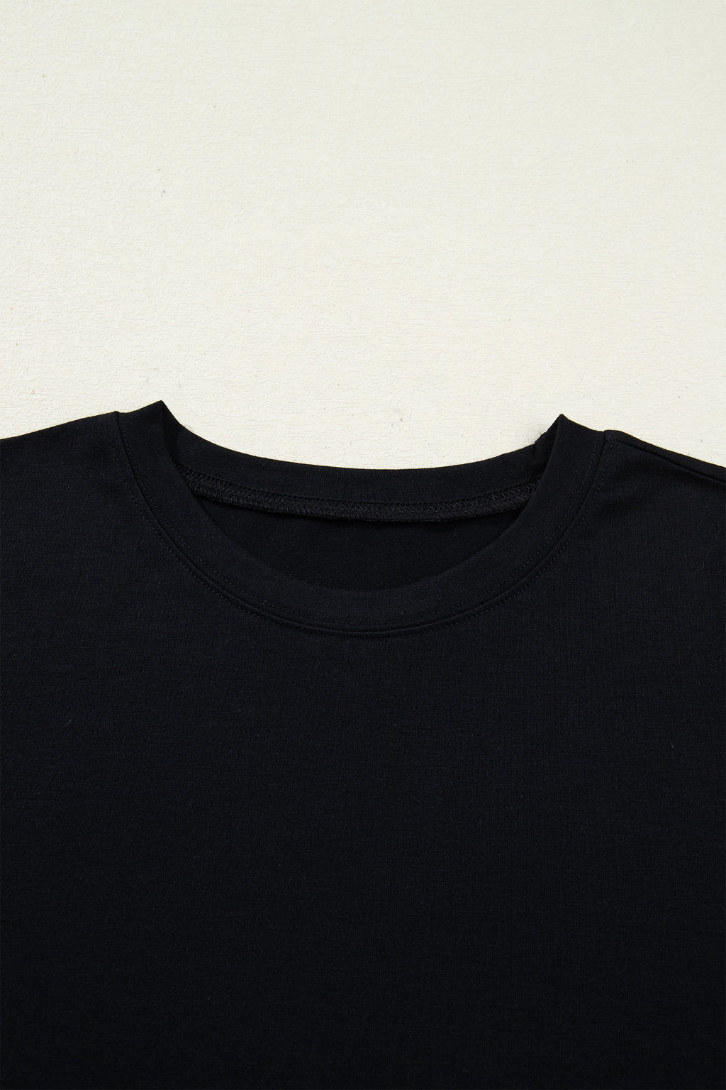 Black Floral Patchwork Short Sleeve T Shirt Loose Maxi Dress