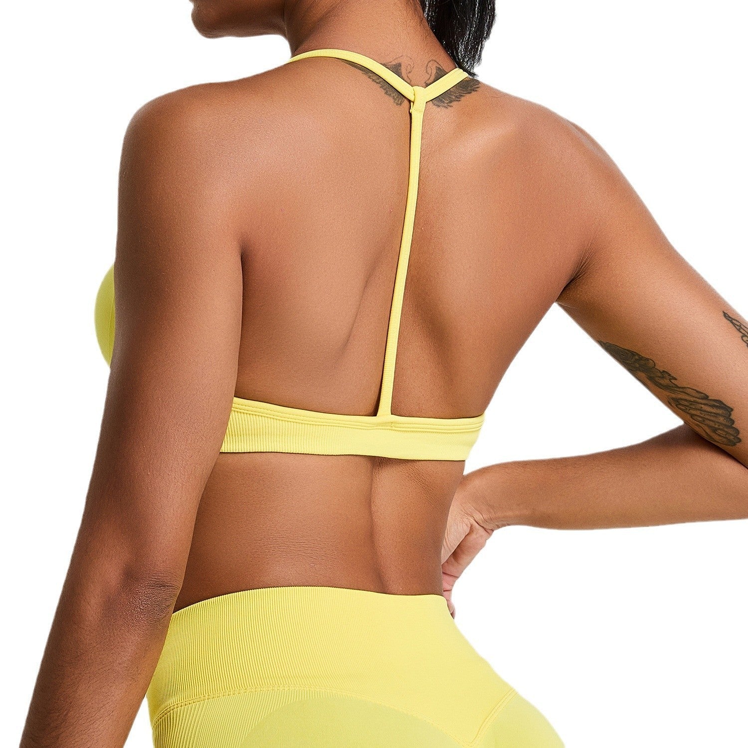 Seamless Sports H-shaped Back Yoga Bra