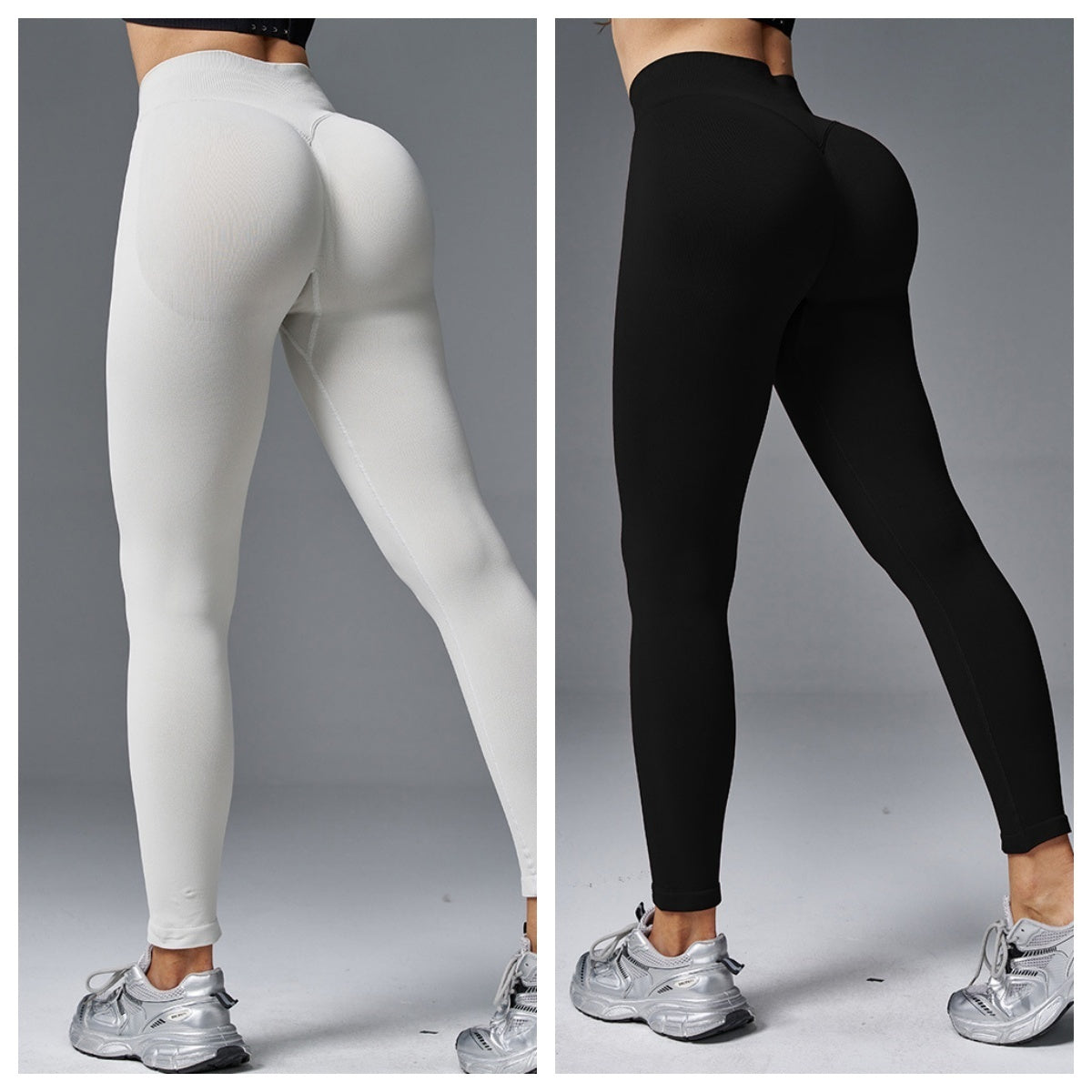 Peach Hip Tight Mid Waist Yoga Pants