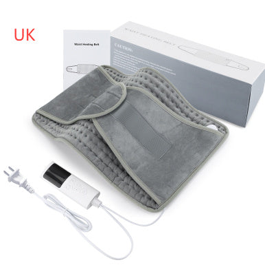Back Heating Lumbar Support Pad Heated Waist Brace With Adjustable Temperature