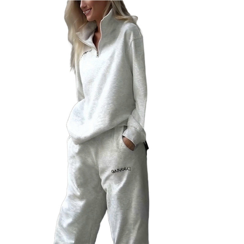 Long-sleeved Trousers Sweater Suit