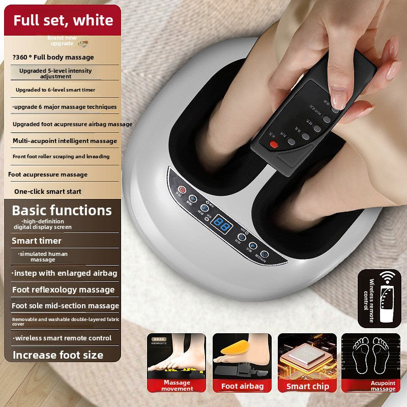 Intelligent Leg and Foot Massager with Heat Therapy