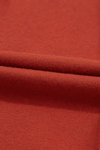 Flamingo Color Block Drawstring High Waist Wide Leg Pants