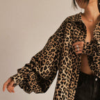 Baggy Leopard Print Jacket