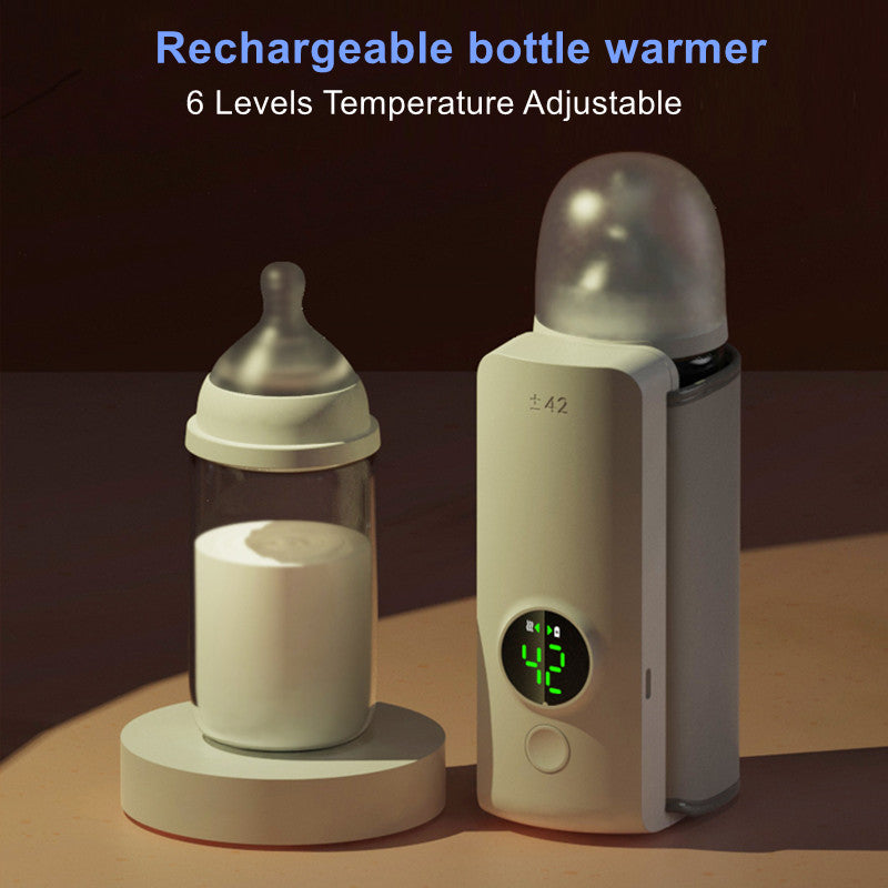 Portable Wireless Rechargeable Baby Bottle Warmer Heating Bag