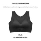 Women's Anti-Humpback Vest  Wireless Sports Bra