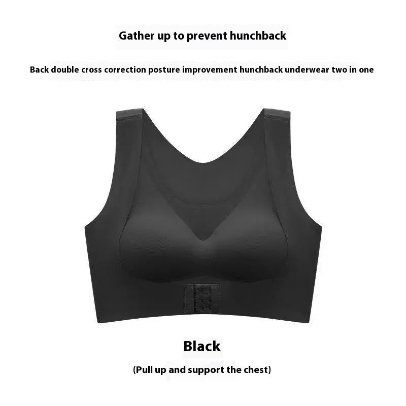 Women's Anti-Humpback Vest  Wireless Sports Bra